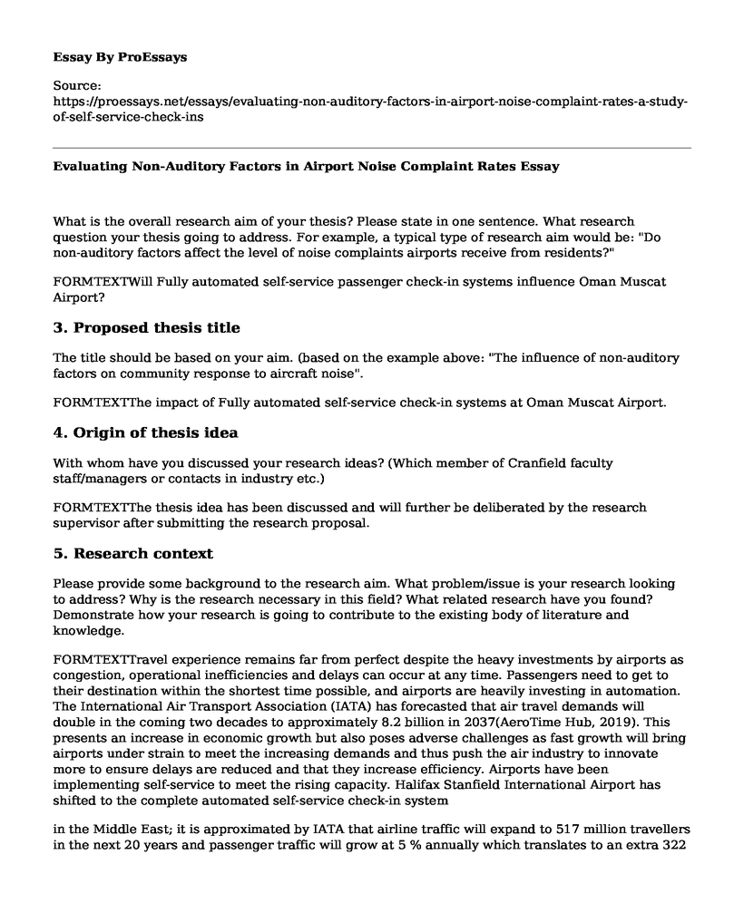 Evaluating Non-Auditory Factors in Airport Noise Complaint Rates