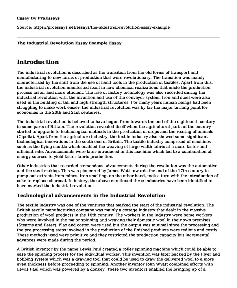 fourth industrial revolution essay pdf