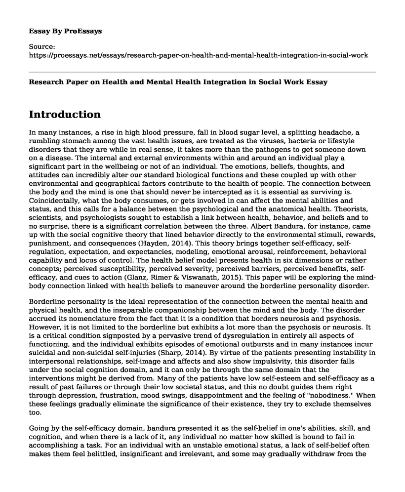 research paper on health studies